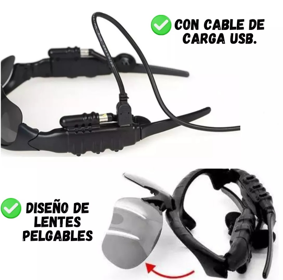 LENTES CON BLUETOOTH MICROFONO-YUZU- A - Imagen 5