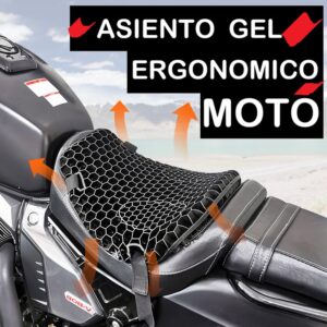 ASIENTO GEL ERGONÓMICO PARA MOTO -A